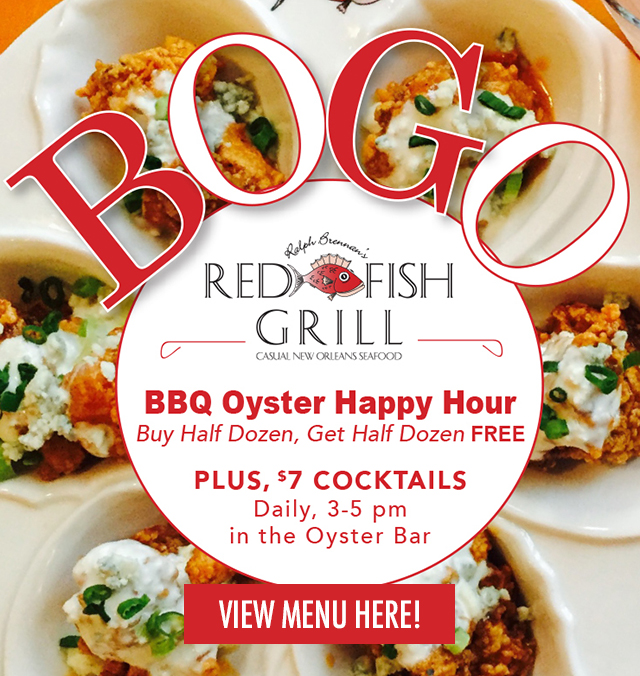 Happy Hour Red Fish Grill