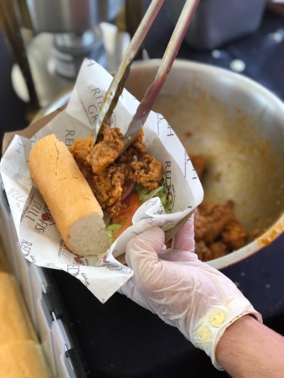 BBQ Oyster Served up at French Quarter Fest